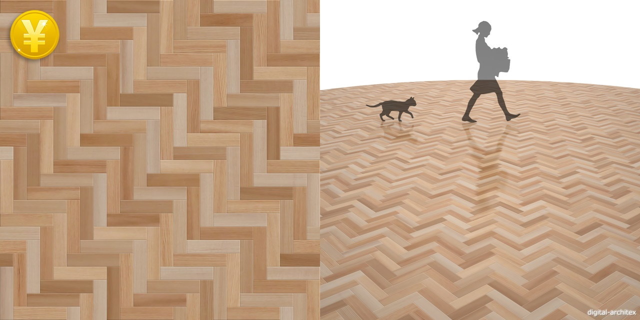 2D,テクスチャー,texture,JPEG,木質,floor,wooden flooring,wood,茶色,brown,杉の寄木張りヘリンボーン張りのフローリング,木目