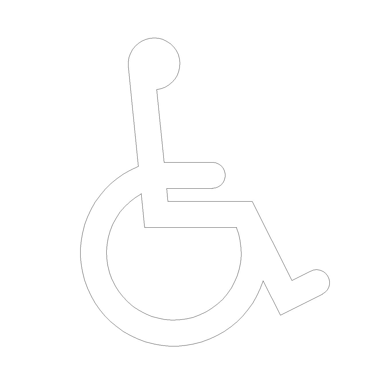 無料,商用可能,フリー素材,フリーデータ,AUTOCAD,DWG,DXF,エクステリア,exterior,parking lot,駐車場の車椅子マークの2DCAD部品,障害者専用駐車場,身障者,身体障害者