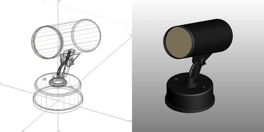 formZ 3D エクステリア 照明器具 スポットライト