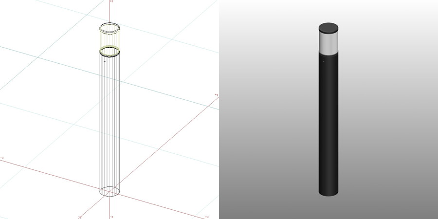 formZ 3D エクステリア 照明器具 ガーデンライト