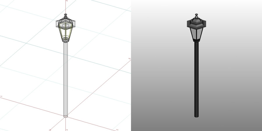 formZ 3D エクステリア 照明器具 ガーデンライト