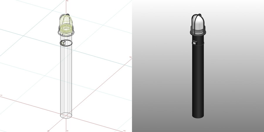 formZ 3D エクステリア 照明器具 ガーデンライト