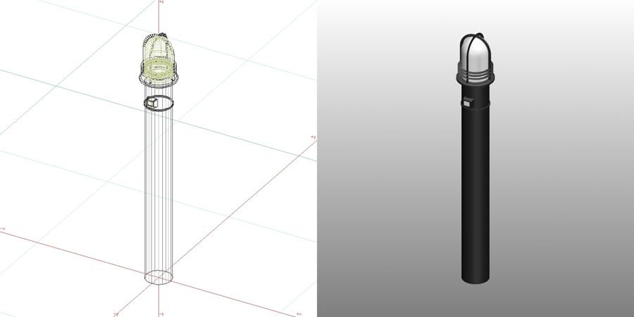 formZ 3D エクステリア 照明器具 ガーデンライト