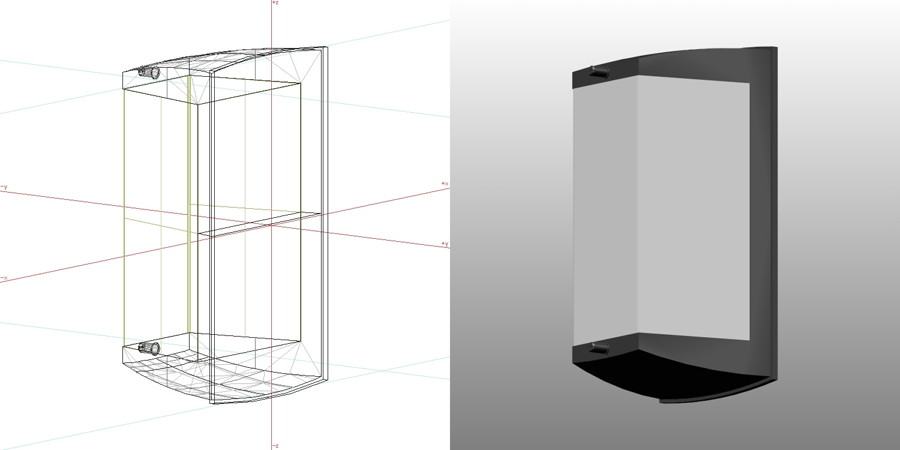 formZ 3D エクステリア 照明器具 ポーチライト