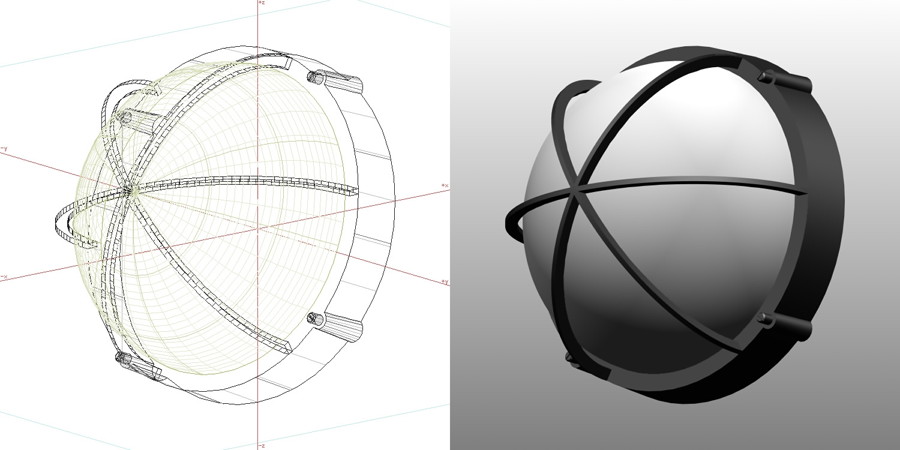 formZ 3D エクステリア 照明器具 ポーチライト｜【無料・商用可】3D CADデータ フリーダウンロードサイト丨digital-architex.com