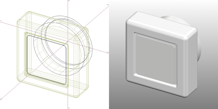 formZ 3D エクステリア 照明器具 ポーチライト