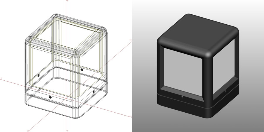 formZ 3D エクステリア 照明器具 門灯