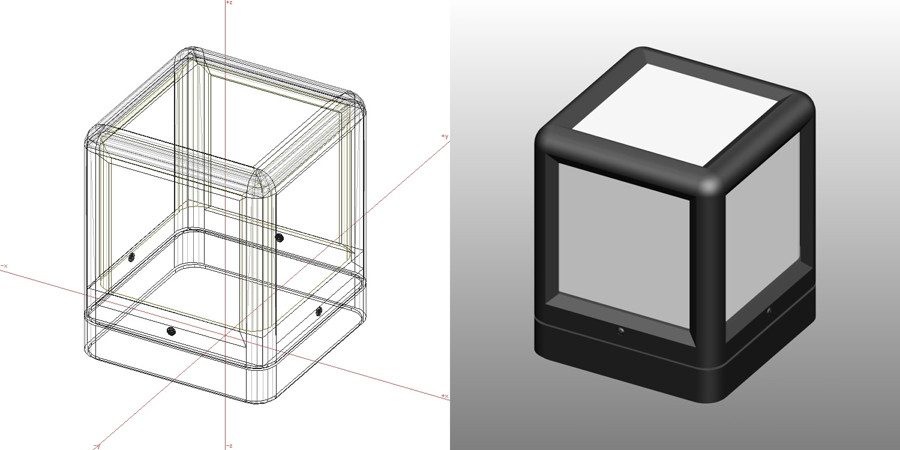 formZ 3D エクステリア 照明器具 門灯