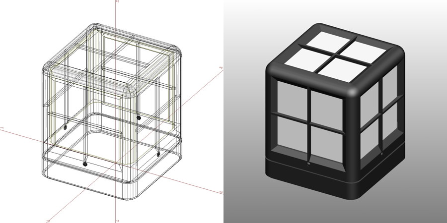 formZ 3D エクステリア 照明器具 門灯