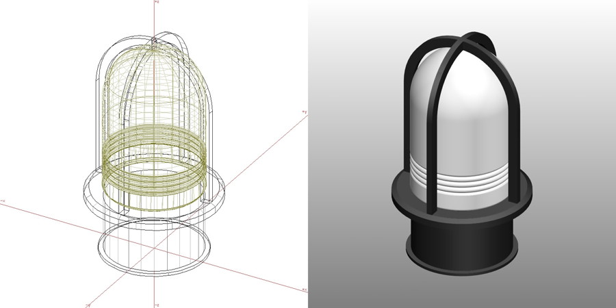 formZ 3D エクステリア 照明器具 門灯