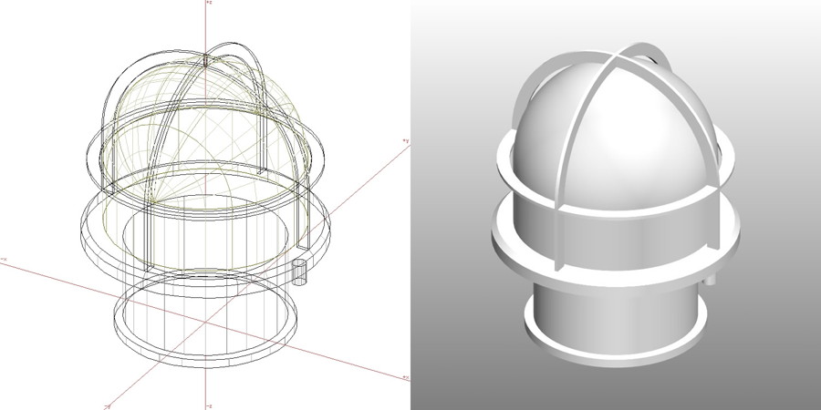 formZ 3D エクステリア 照明器具 門灯