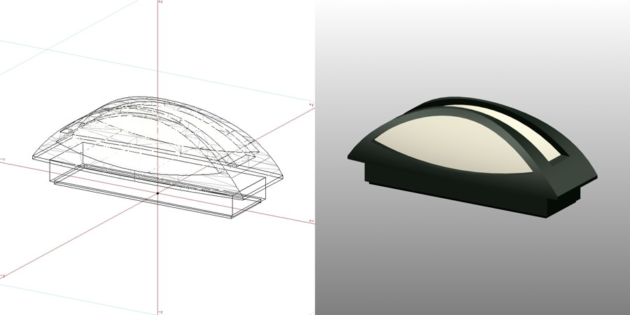 formZ 3D エクステリア 照明器具 門灯