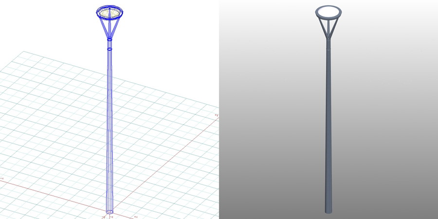 formZ 3D エクステリア 照明器具 外灯