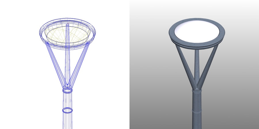 formZ 3D エクステリア 照明器具 外灯