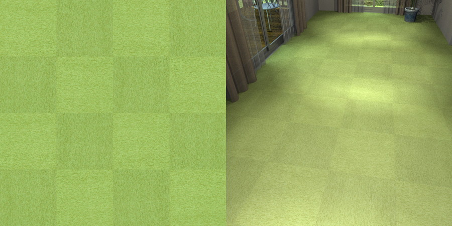 フリーデータ,2D,テクスチャー,texture,JPEG,タイルカーペット,tile,carpet,緑,green,市松貼り