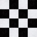 【塩ビタイル】石目調フロアータイル 白・黒2色市松張り 【テクスチャー】 tile_0008