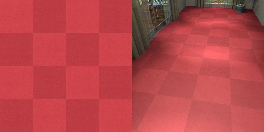 フリーデータ,2D,テクスチャー,JPEG,タイルカーペット,tile,carpet,赤,red,市松貼り