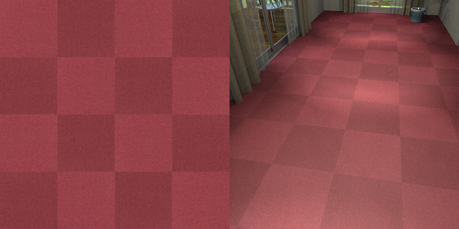 フリーデータ,2D,テクスチャー,JPEG,タイルカーペット,tile,carpet,赤,red,市松貼り