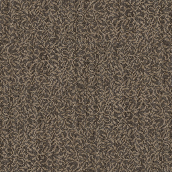 CAD,フリーデータ,2D,テクスチャー,texture,JPEG,タイルカーペット,tile,carpet,模様,植物柄,botanical pattern,茶色,brown,流し貼り