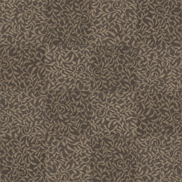 CAD,フリーデータ,2D,テクスチャー,texture,JPEG,タイルカーペット,tile,carpet,模様,植物柄,botanical pattern,茶色,brown,市松貼り