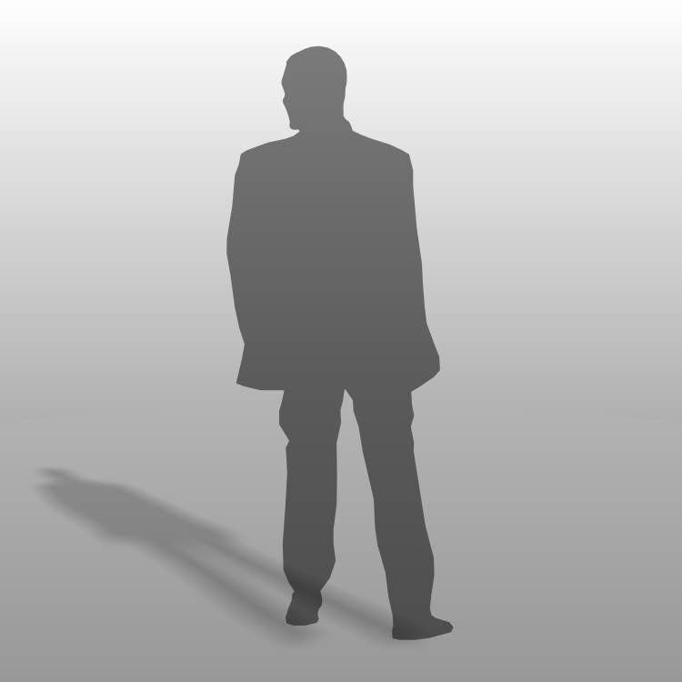 formZ 3D シルエット silhouette 男性