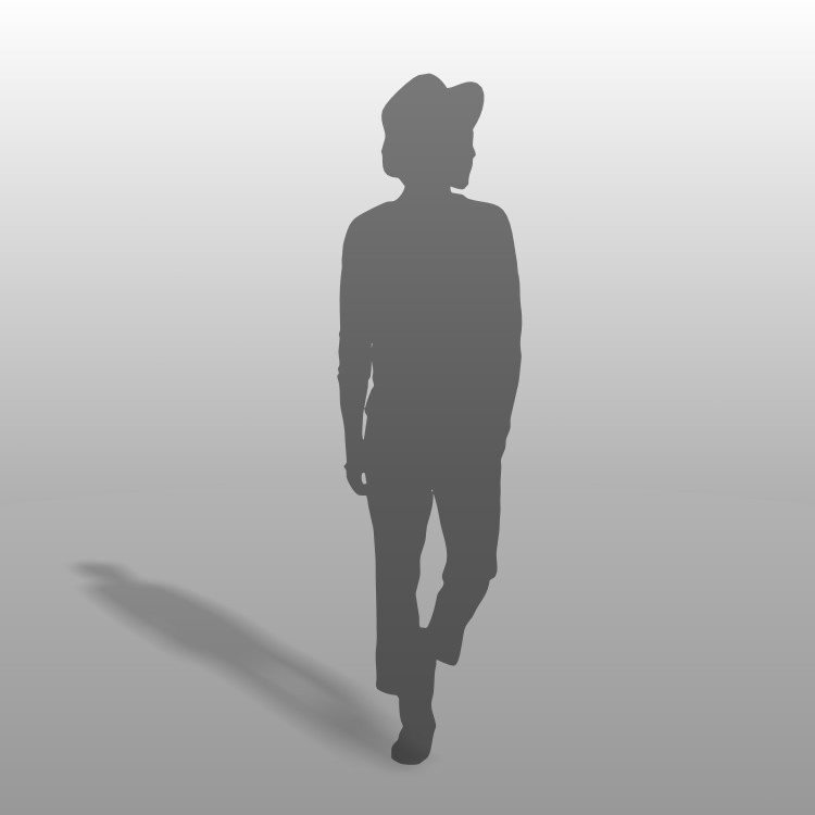 formZ 3D シルエット silhouette 男性