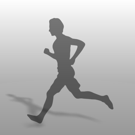 formZ 3D シルエット silhouette 男性 man ランニング running ジョギング