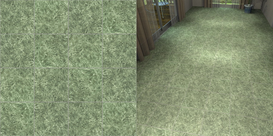 フリーデータ,2D,テクスチャー,JPEG,フロアータイル,石タイル,floor,tile,stone,緑色,green