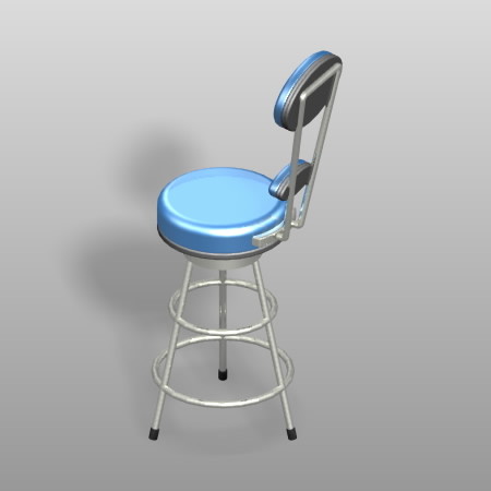 formZ 3D インテリア 家具 椅子 カウンターチェア interior furniture chair