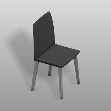 formZ 3D インテリア 家具 椅子 ダイニングチェア interior furniture dining chair 食堂