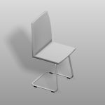 【家具】灰色の ダイニングチェア【formZ】 chair_0018