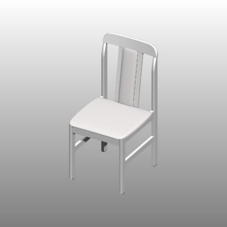 formZ 3D インテリア 家具 椅子 ダイニングチェア interior furniture dining chair 食堂