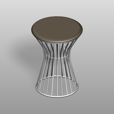 formZ 3D インテリア 家具 椅子 丸椅子 interior furniture chair