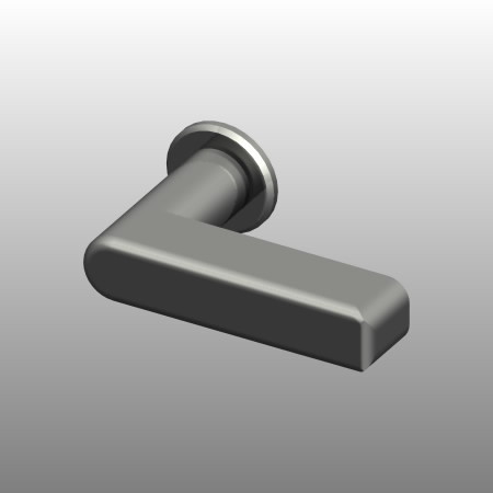 formZ 3D 建築 扉 door ドアハンドル レバーハンドル handle lever