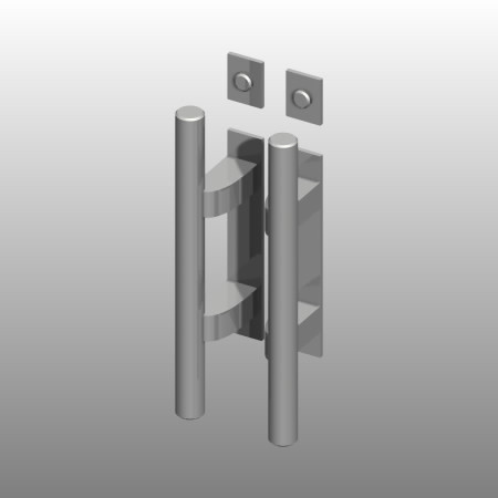 formZ 3D 建築 扉 door ドアハンドル プッシュプルハンドル handle