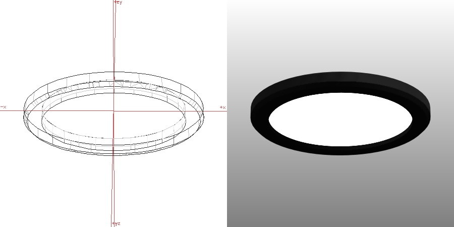 formZ 3D インテリア 照明器具 lighting equipment ダウンライト