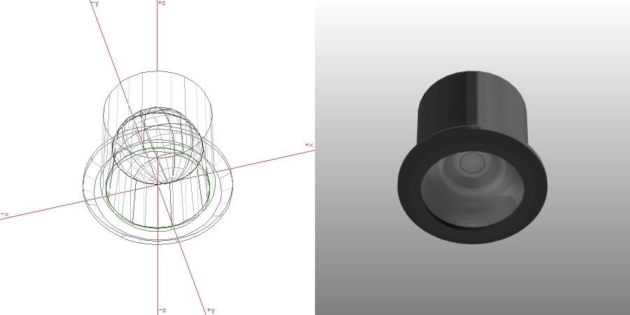 formZ 3D インテリア 照明器具 lighting equipment ダウンライト downlight