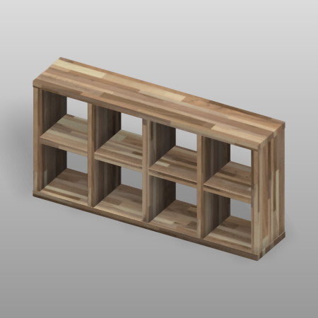 formZ 3D インテリア 家具 棚 ラック interior furniture rack shelf 化粧ばり集成材