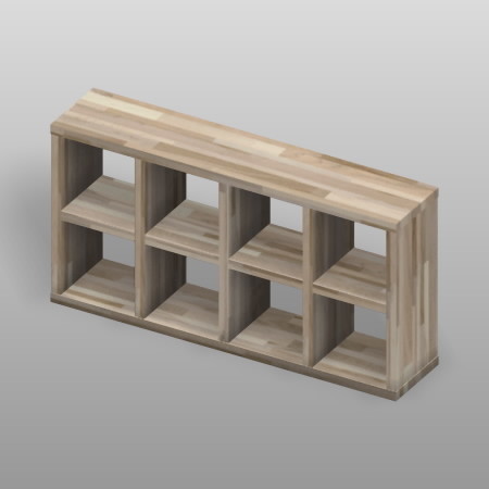 formZ 3D インテリア 家具 棚 ラック interior furniture rack shelf 化粧ばり集成材