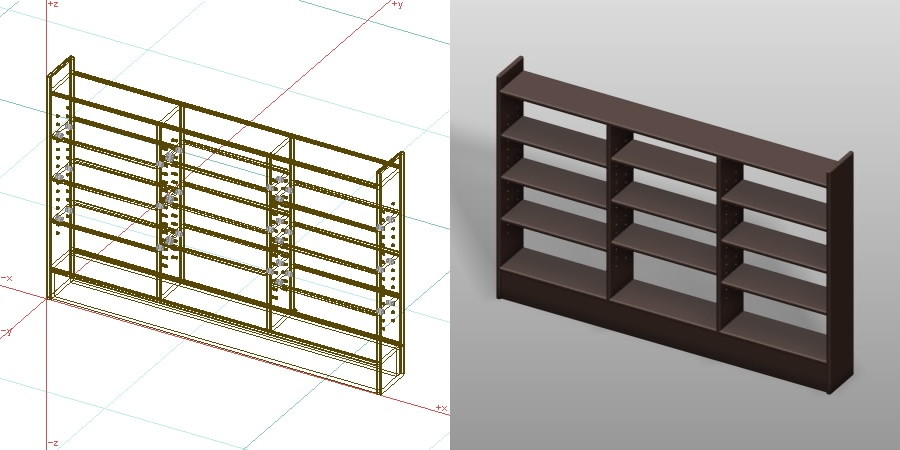 formZ 3D インテリア 家具 棚 ラック interior furniture rack shelf