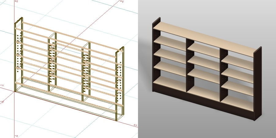 formZ 3D インテリア 家具 棚 ラック interior furniture rack shelf