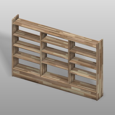 formZ 3D インテリア 家具 棚 ラック interior furniture rack shelf 化粧ばり集成材