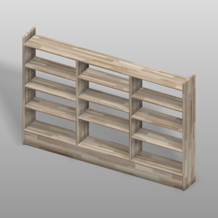 formZ 3D インテリア 家具 棚 ラック interior furniture rack shelf 化粧ばり集成材