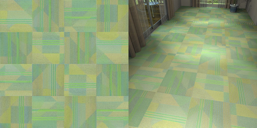 フリーデータ,2D,テクスチャー,texture,JPEG,タイルカーペット,tile,carpet,ストライプ,stripe,緑色,green,市松貼り,サンゲツ,カーペットタイル,sangetsu,DT3902