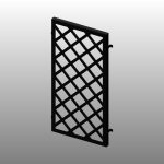 【面格子】黒色のウィンドウフェンス【formZ】 window fence_0002