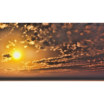 【CG】夕陽と雲の広がる夕焼け空【背景画像】 sky_0020