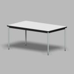 【家具】白色の 打合せテーブル【formZ】 table_0009