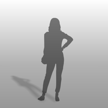 formZ 3D シルエット silhouette 女性 ショルダーバッグ 鞄