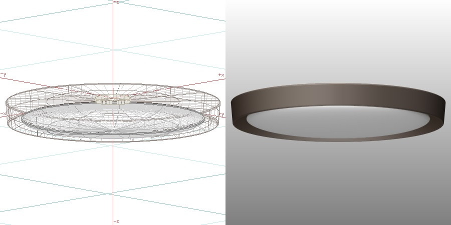 formZ 3D インテリア 照明器具 lighting equipment シーリングライト ceiling