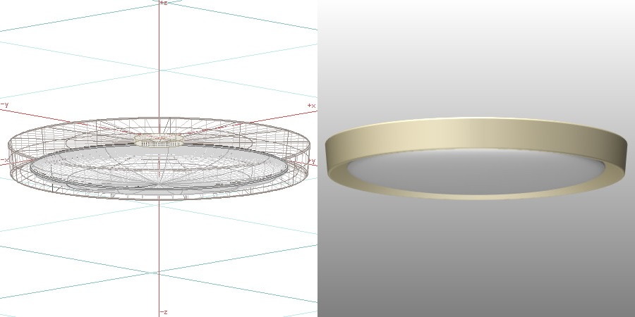 formZ 3D インテリア 照明器具 lighting equipment シーリングライト ceiling